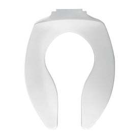 Open front Toilet Seat with Posturemold and STA-TITE