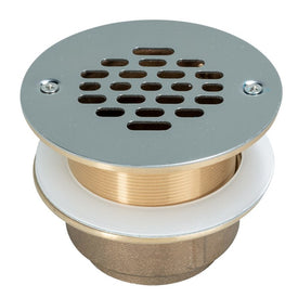 Shower Drain Solid Heavy Long 2 Inch Sweat Stainless Steel Bronze