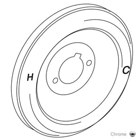 Monticello Replacement Escutcheon for Shower Trim