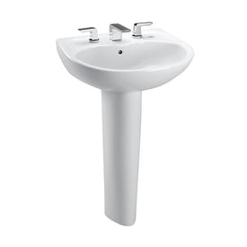 Prominence 26" Pedestal Bathroom Sink with Three Holes