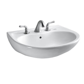 Supreme 22-7/8" Pedestal Sink Top Only with Three Holes