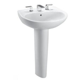 Supreme 22-7/8" Pedestal Sink Top Only with One Hole