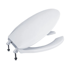Commercial Open Front Toilet Seat with Lid