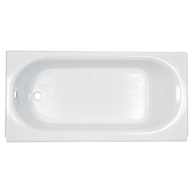 Princeton 60"L x 30"W Recessed Alcove Bathtub with Left-Hand Drain Outlet/Tub Cover