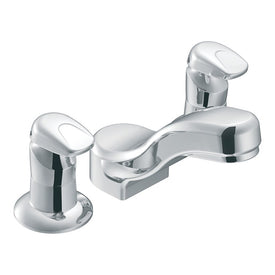 M-Press Metering Two Handle Widespread Bathroom Faucet