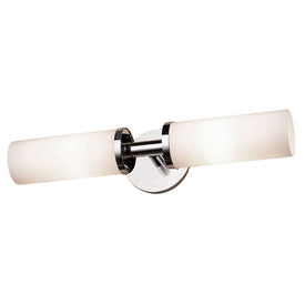 Kubic 4.6" Rosette Double Light with Satin Etched Glass