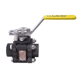 83A-240 Series 1-1/4" Three-Piece Socket Weld Full Port Carbon Steel Ball Valve with SS Ball & Stem