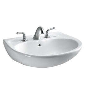 Supreme 22-7/8 Pedestal Sink Top Only with One Hole