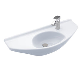 29-1/2" Wall-Mount Bathroom Sink with One Hole