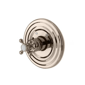 Astor Round Thermostatic Valve Trim with Cross Handle