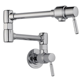 Euro Two-Handle Wall-Mount Pot Filler