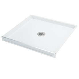 Durapan Drain Pan with Center Drain Outlet 32"W x 30"D - OPEN BOX