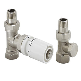 Standard Straight Thermostatic Control Valve for Towel Warmer