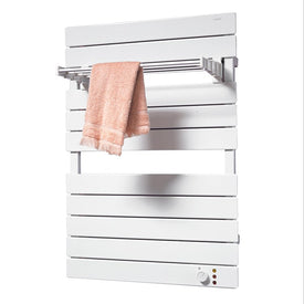 Omnipanel 26" H x 16" W Hydronic Towel Warmer without Drying Rack - Runtal White