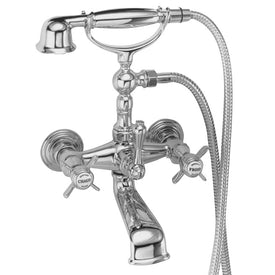 Fairfield Two Handle Wall-Mount Tub Filler with Handshower