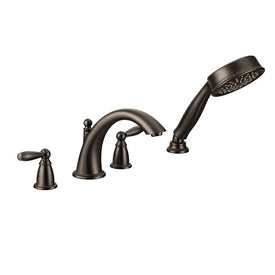 Brantford Two Handle Roman Tub Faucet with Handshower