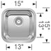 441026 Kitchen/Kitchen Sinks/Bar & Prep Sinks