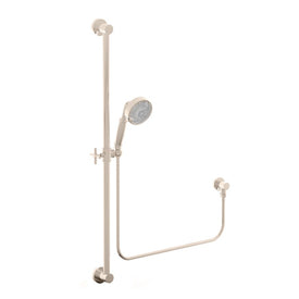 Contemporary Three-Function Handshower Set with Slide Bar