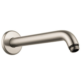 Standard 9" Wall Mount Shower Arm with Flange