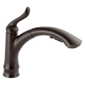 Linden Single Handle Pull Out Kitchen Faucet with Multi-Flow Technology