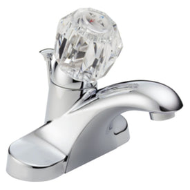 Foundations Single Handle Centerset Bathroom Faucet with Drain