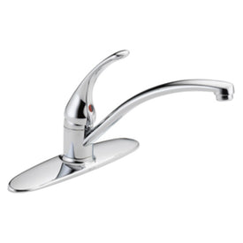 Foundations Single Handle Kitchen Faucet with Escutcheon