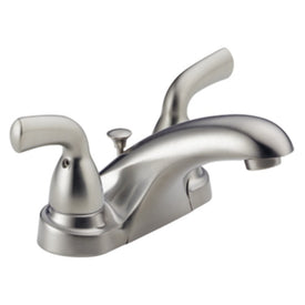 Foundations Two Handle Centerset Bathroom Faucet with Drain