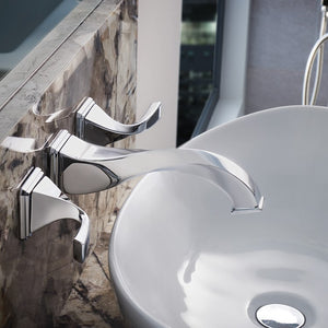 65830LF-PC Bathroom/Bathroom Sink Faucets/Wall Mounted Sink Faucets