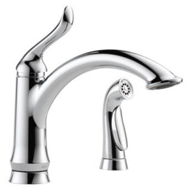 Linden Single Handle Kitchen Faucet with Side Sprayer