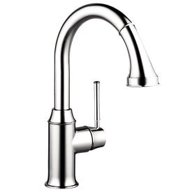 Talis C Single Handle Pull Down Prep Faucet with Dual Spray