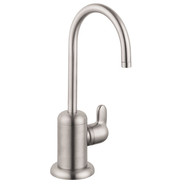 hansgrohe 04059860 Allegro E 8-inch Tall 2-Handle Pot Filler with 360-Degree Swivel in Stainless Steel Optic - 2