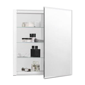 R3 Series 24" Dual Mount Medicine Cabinet with Beveled Mirror