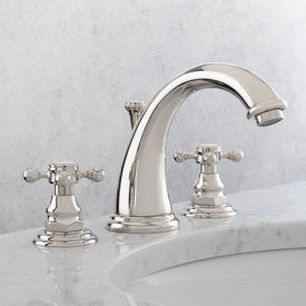 Alveston Two Handle Widespread Faucet with Drain