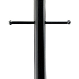 Outdoor 7' Aluminum Post with Ladder Rest