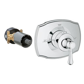 GrohTherm 2000 Authentic Custom Thermostatic Shower Valve Trim with Control Module/Lever Handle - OPEN BOX