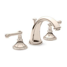 Amisa Two Handle Widespread Bathroom Faucet with Drain