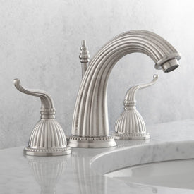 Alexandria Two Handle Widespread Bathroom Faucet with Drain