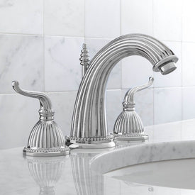 Alexandria Two Handle Widespread Bathroom Faucet with Drain