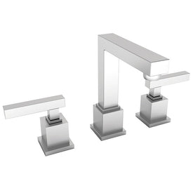 Cube 2 Two Handle High Arc Widespread Bathroom Faucet with Drain