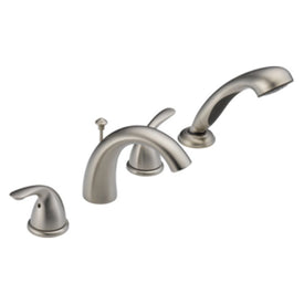 Classic Two Handle Roman Tub Filler Trim Kit with Handshower