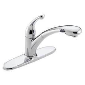 Signature Single Handle Water Efficient Pull Out Kitchen Faucet