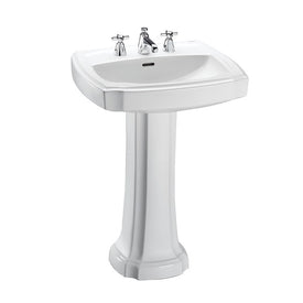 Guinevere 27-1/8 Pedestal Sink with Three Holes