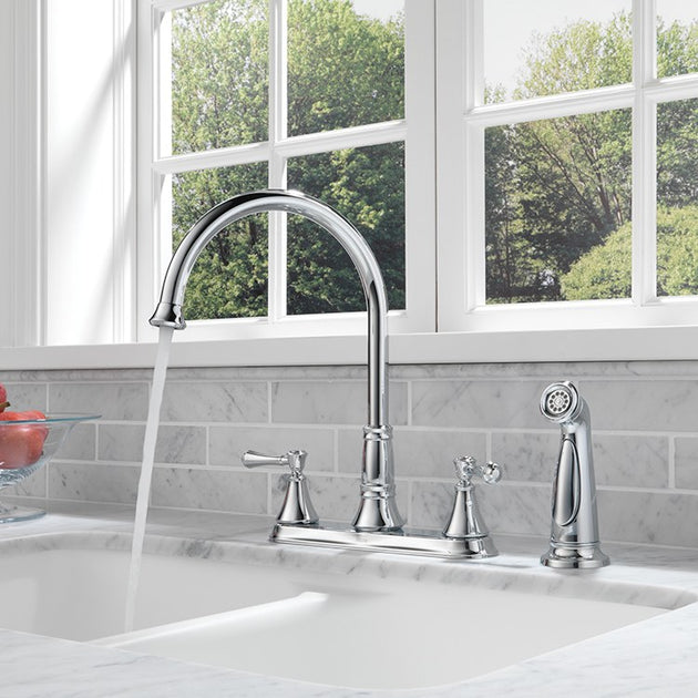 Delta 2497LF Cassidy Kitchen Faucet Riverbend Home   470098 1 B 3cb54a33 0f7e 4c1c 9bed 780027ab3c5b 1200x630 