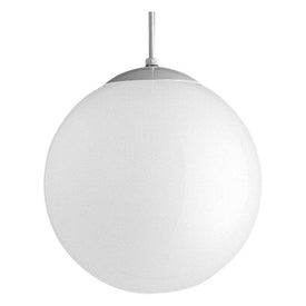 12" Opal Globe Single-Light Pendant