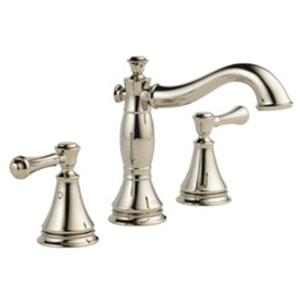 Cassidy Two Handle Widespread Bathroom Faucet with Drain