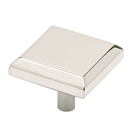 127 Series 1-1/2" Beveled Square Cabinet Knob