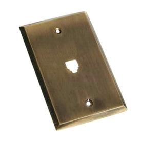 6008 Series Phone Jack Square Bevel Switch Plate