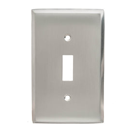 6008 Series Single Toggle Square Bevel Switch Plate