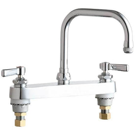 Kitchen Faucet 2 Lever Swing Chrome Plated Lead Free