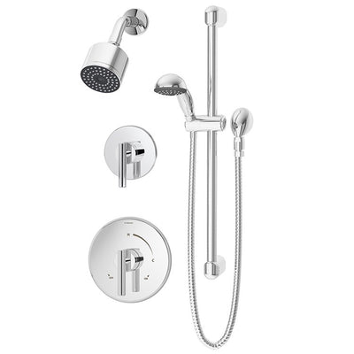 Product Image: 3505-H321-V-CYL-B-TRM Bathroom/Bathroom Tub & Shower Faucets/Showerhead & Handshower Combos